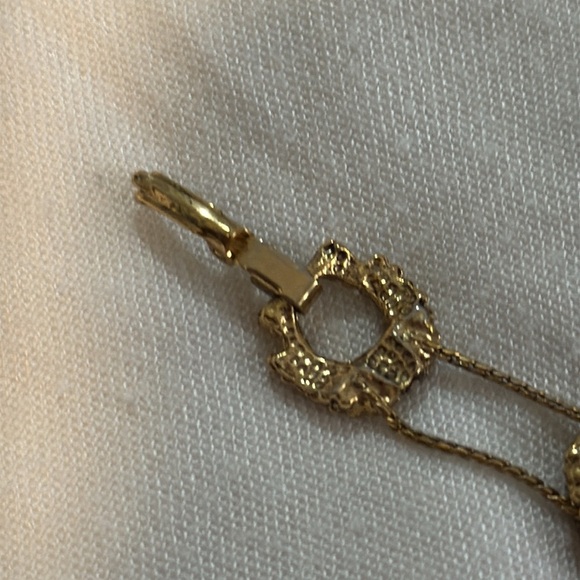 Vintage Y2K Gold Toned Heart Jewel Slide Bracelet 7 1/4” Style Classy Simple - Picture 6 of 7